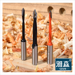 CNC tungsten carbide Dowel Drills for through Hole yopangira matabwa YASEN Wholesale Chida Zida zachuma zamatabwa