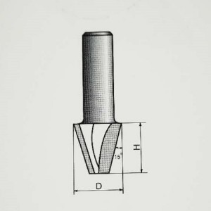 بیت روتر برش شکاف 60/90 درجه برای نجاری YASEN CNC نجاری