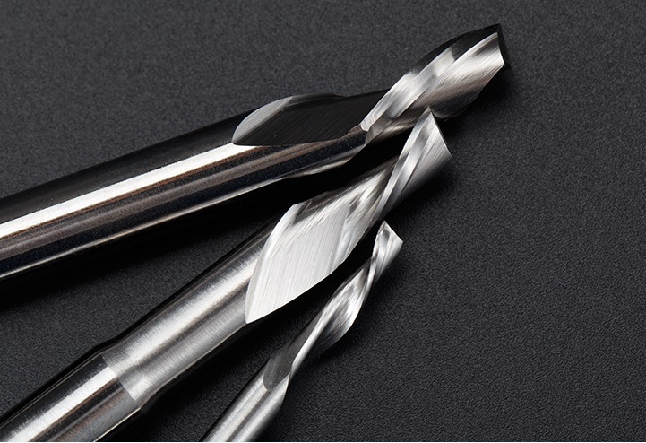 Алюминий CNC бургулоочу бит үчүн бир флейта кескичтери YASEN Жогорку сапаты 5 мм кесүү диаметри