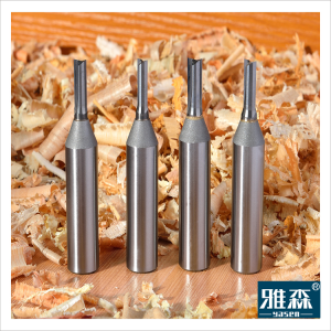 TCT 2 Flutes Milling Cutter CNC Փայտամշակման երթուղիչի բիթերը փայտամշակման համար YASEN Թեժ վաճառք