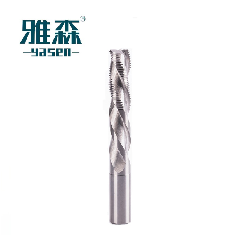 CNC သစ်သားလုပ်ငန်း Solid Carbide ကြမ်းတမ်းသော miliing cutter