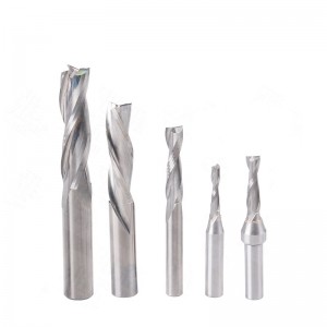 CNC Machining Solid Carbide Spiral Bits သစ်သား YASEN ထုတ်လုပ်ရေး အတွက် လက်သမား စိတ်ကြိုက် တိကျမှု