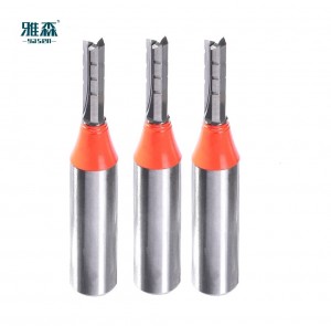 TCT Straight 3 Flutes Slotting Bits with Teeth CNC End Mill Bit