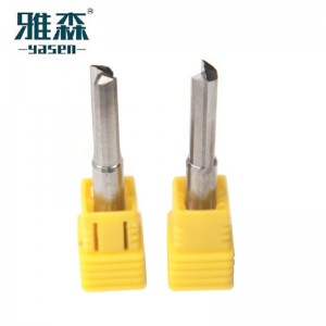 เครื่องมือตัดปลายตรง CNC Custom Router Bits เครื่องตัดทังสเตนคาร์ไบด์สำหรับไม้ YASEN2 ขลุ่ย