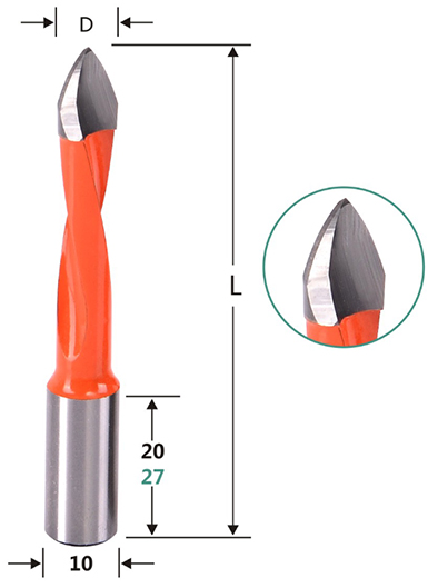 KJ2 brad point drill bits3