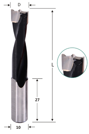 ZY brad point drill bits4