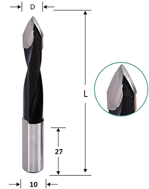 ZY brad point drill bits5