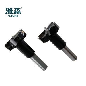 CNC Machining Hinge Boring Bits cum tribus dentibus lignum YASEN Factory Direct Sales High Quality 10MM Shank Diameter