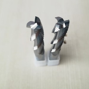 CNC D' Solid Carbide Brut espiral Bits fen fraisage kouto pou bwa YASEN fabrike chapant koutim presizyon