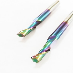 ʻO CNC End Mill Carbide Single Flute Spiral Cutter no ka Aluminum YASEN