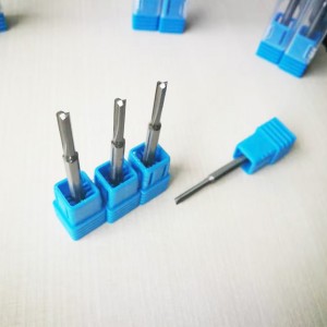 Mesin CNC Carbide 2 Seruling Lurus End Mill Cutter