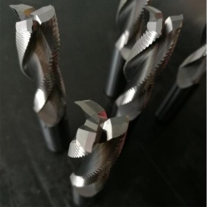 CNC strojna obrada od tvrdog metala za grubu obradu Spiralni bitovi Krajnje glodalo