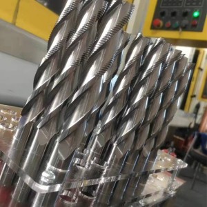 CNC verspanen van volhardmetalen voorbewerken Spiraalbeetjes Eindfrees